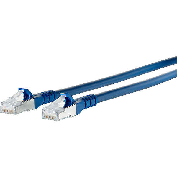 METZ CONNECT Patchkabel S/FTP bl 0,5m Cat.6A 1308450544-E